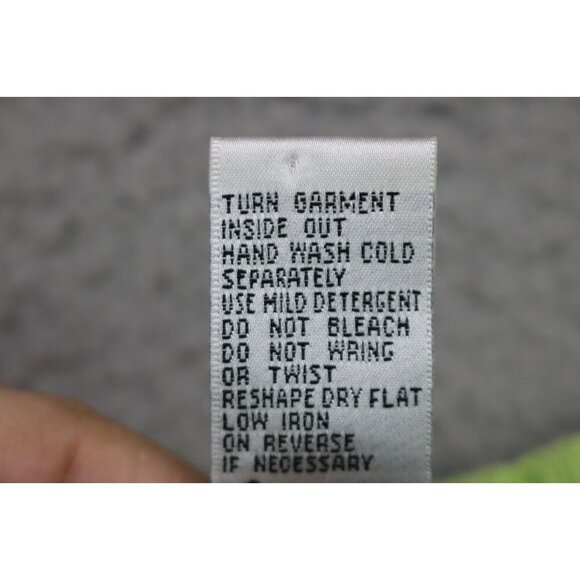 Quacker Factory Lime Green Short Sleeve Sweater-Medium-Sequins - Picture 7 of 10